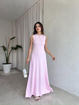 NOLLER Maxi Elbise 6748 - Pembe - 3