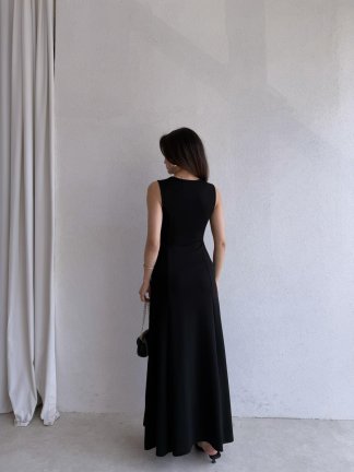 NOLLER Maxi Elbise 6748 - Siyah - 4