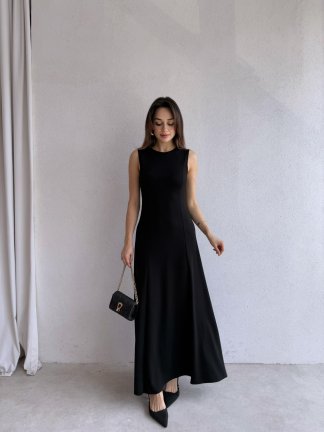 NOLLER Maxi Elbise 6748 - Siyah - 2