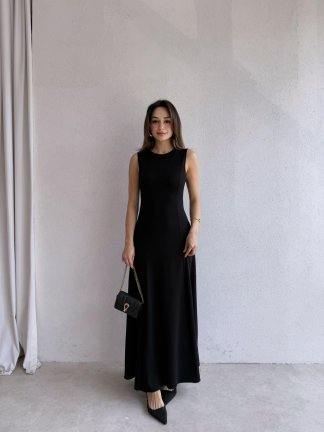 NOLLER Maxi Elbise 6748 - Siyah - 3
