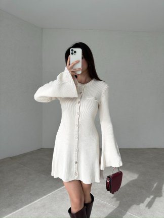NUSTOS Mini Elbise 4831 - Krem - 2
