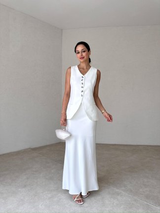 OLENPA Takım 2435 - Beyaz - 2