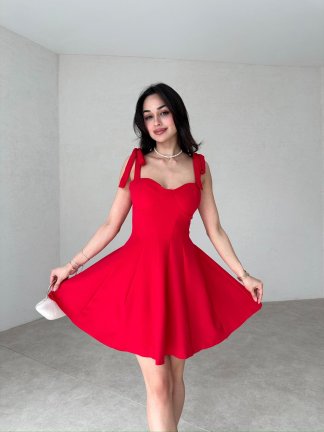  SAMMY Elbise 4961 - Kırmızı 