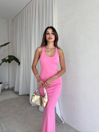 OPİA Elbise 8023 - Pembe - 2