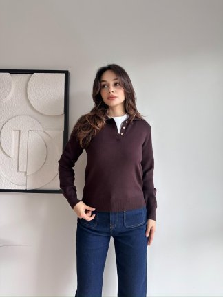 ORİN Kazak 8473 - Acı Kahve - 3