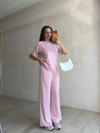 ORLA Şerit Detaylı Takım 3760 - Pembe - 2