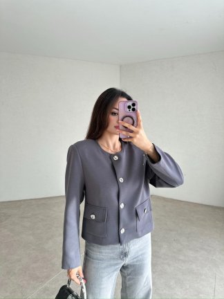 OSWELL Ceket 4002 - Antrasit - 2