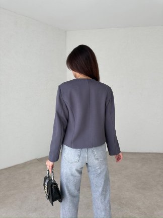 OSWELL Ceket 4002 - Antrasit - 4