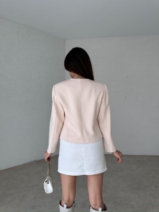 OSWELL Ceket 4002 - Krem - 4