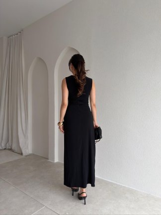 PAİGE Midi Elbise 8868 - Siyah - 3