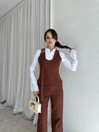PALES Takım 8338 - Kahverengi - 2