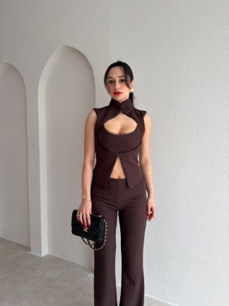 PARİS Takım 9039 - Acı Kahve - 2