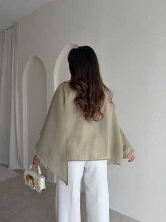 PAVİA Pelerin 6884 - Haki - 3