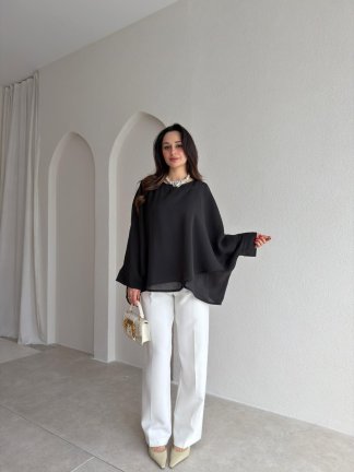 PAVİA Pelerin 6884 - Siyah 