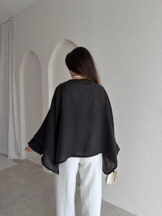 PAVİA Pelerin 6884 - Siyah - 3