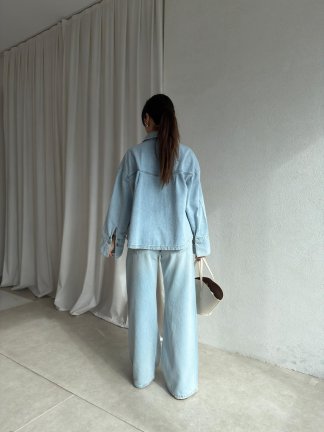 PAYER Denim Gömlek 8460 - Buz Mavisi - 3