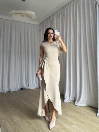 PEDRO Elbise 4578 - Krem - 2