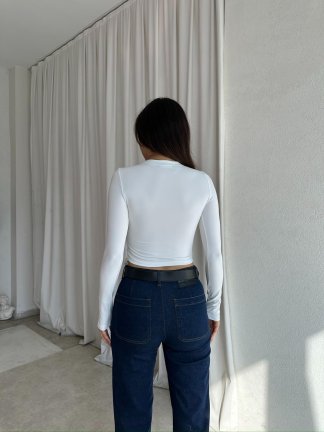 PEGGY Bluz 8503 - Beyaz - 3