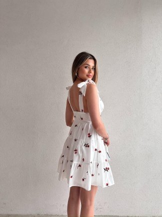 PENROSE Mini Elbise 4852 - Bordo - 3