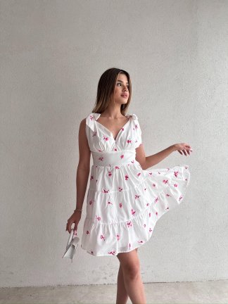 PENROSE Mini Elbise 4852 - Pembe 