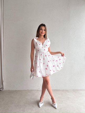 PENROSE Mini Elbise 4852 - Pembe - 2