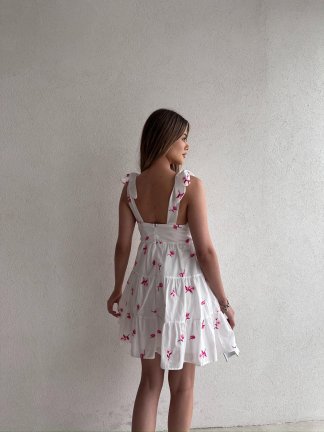 PENROSE Mini Elbise 4852 - Pembe - 4