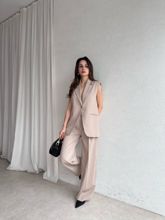 PEONY Takım 3083 - Krem 