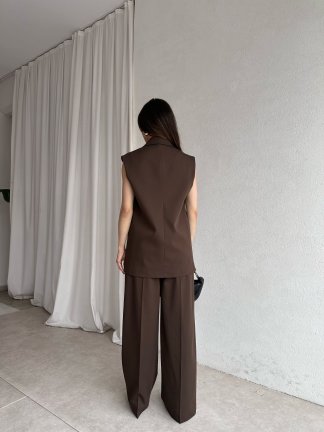 PEONY Takım 3083 - Acı Kahve - 3