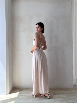 PHİNA Maxi Elbise 6724 - Krem - 2