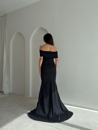 PİSA Maxi Elbise 8993 - Siyah - 3