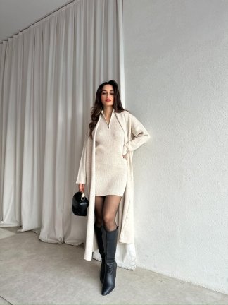 POLKA Triko Takım 8708 - Krem 