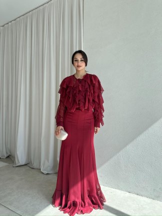 POPPY Takım 8599 - Bordo - 2