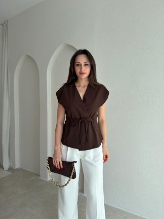 PORTO Bluz 8987 - Acı Kahve 