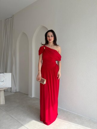 POSNER Maxi Elbise 2011 - Kırmızı 