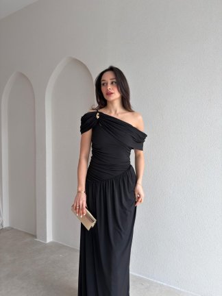 POSNER Maxi Elbise 2011 - Siyah - 2