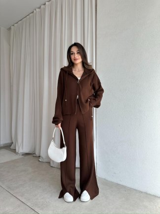 PRİSON Triko Takım 8266 - Acı Kahve - 2