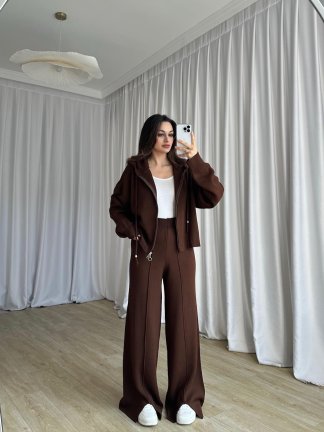PRİSON Triko Takım 8266 - Acı Kahve - 4