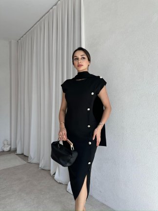 PURE Elbise 6872 - Siyah - 3