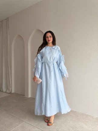 PUREST Midi Elbise 6936 - Bebe Mavisi 