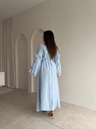 PUREST Midi Elbise 6936 - Bebe Mavisi - 3