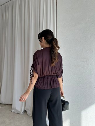 RALYA Bluz 8448 - Bordo - 2