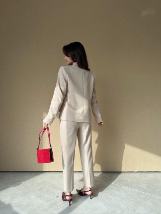 RAMONE Takım 3018 - Krem - 5