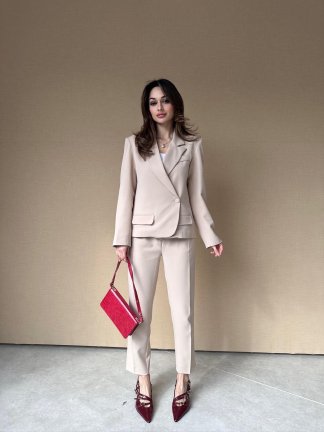 RAMONE Takım 3018 - Krem - 3