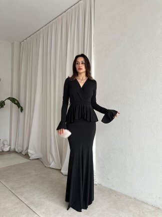 RARE Elbise 0004 - Siyah - 1