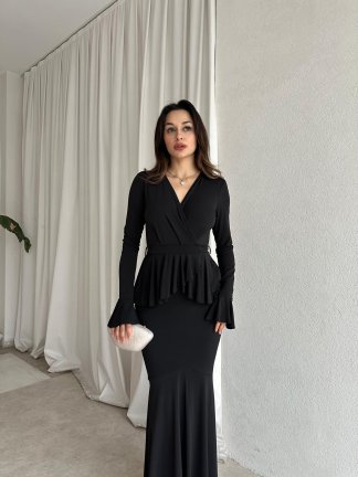 RARE Elbise 0004 - Siyah - 2