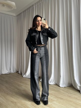 REAL Denim Takım 8317 - Gri - 1