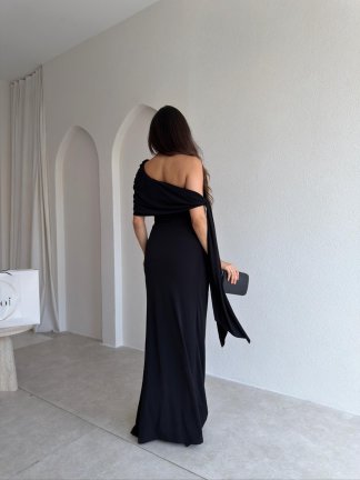 RENATE Maxi Elbise 3007 - Siyah - 3