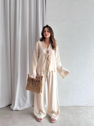 RENNA Takım 7421 - Krem - 2