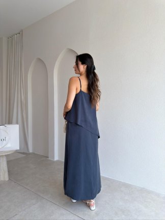 RENTA Midi Elbise 9812 - Lacivert - 3