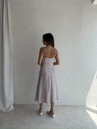 RESCA Midi Elbise 2075 - Vizon - 3